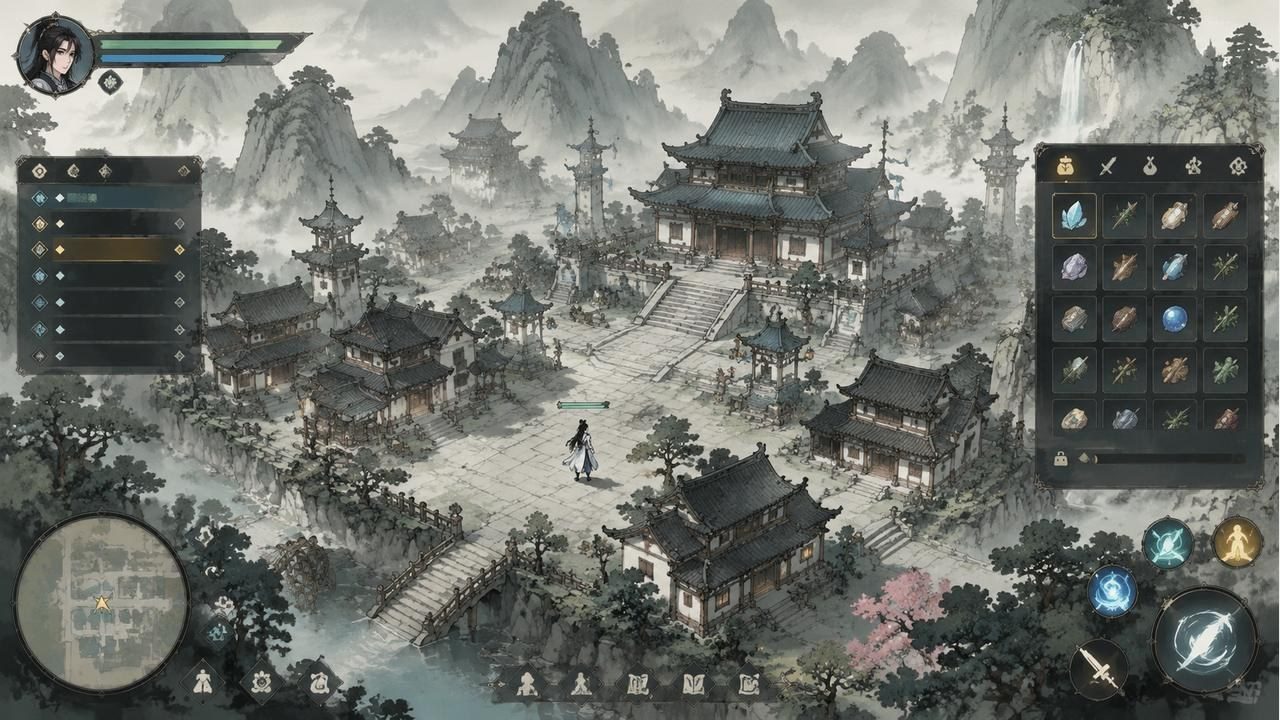 鬼谷八荒 地图探索 画面 1